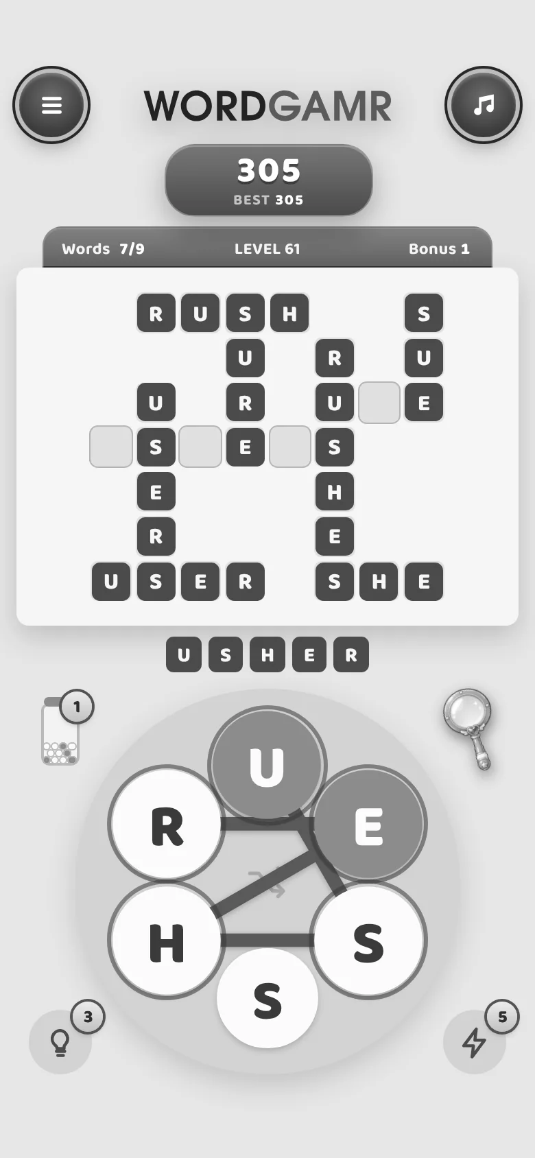 The same round in Matte White: plain light greys